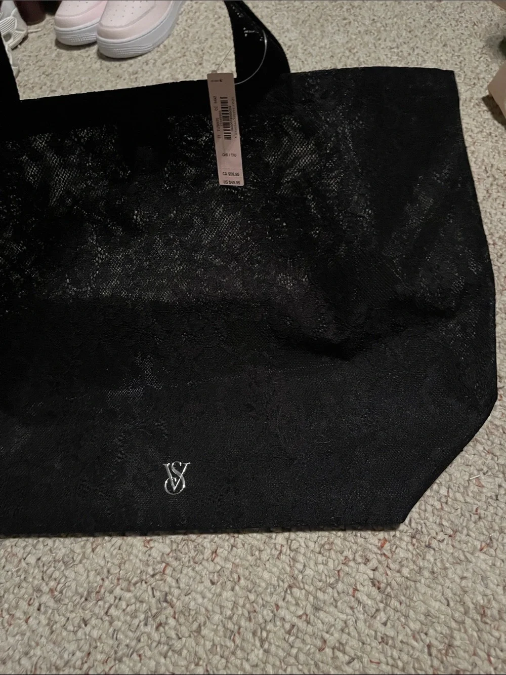 NWT Victoria’s Secret Lace Tote Bag